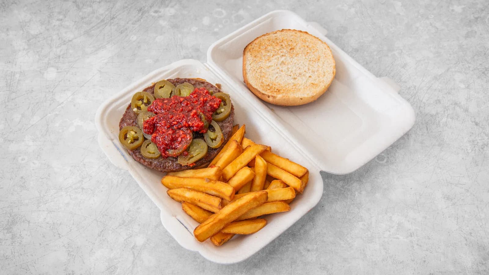 Chilli Burger from Pizza Nova