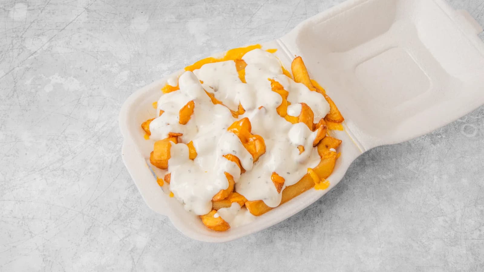 Chips, Cheese & Garlic Sauce from Pizza Nova